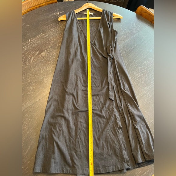 Synergy Black Wrap Dress - Picture 6 of 9